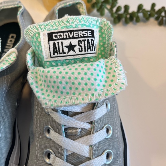 Converse CTAS Women’s Gray Double Tongue Low Top Sneakers size 8. - Picture 3 of 9